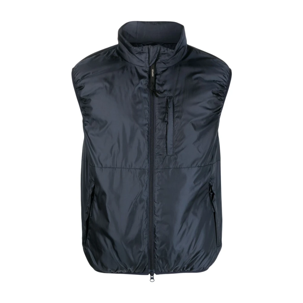 Aspesi Gewatteerd Gilet Vest Blue Heren