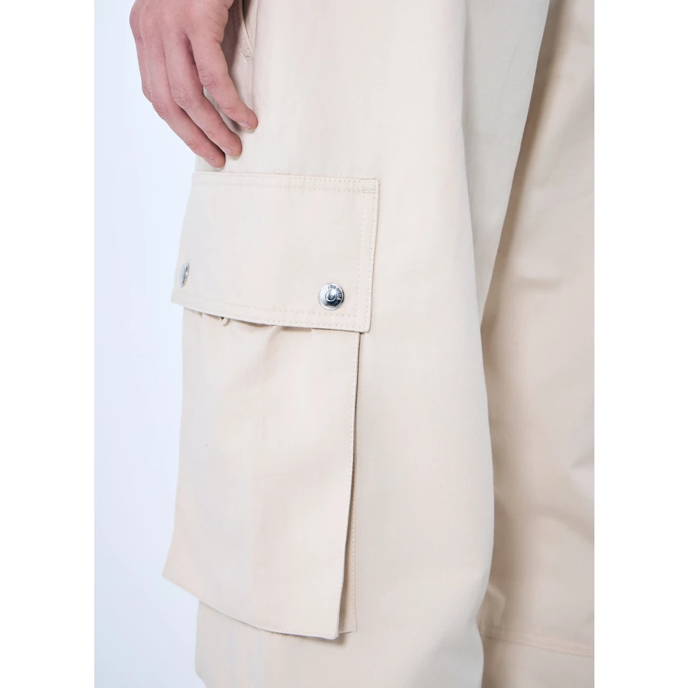 Jacquemus Cargo Pants in katoen-linnenmix Beige Heren