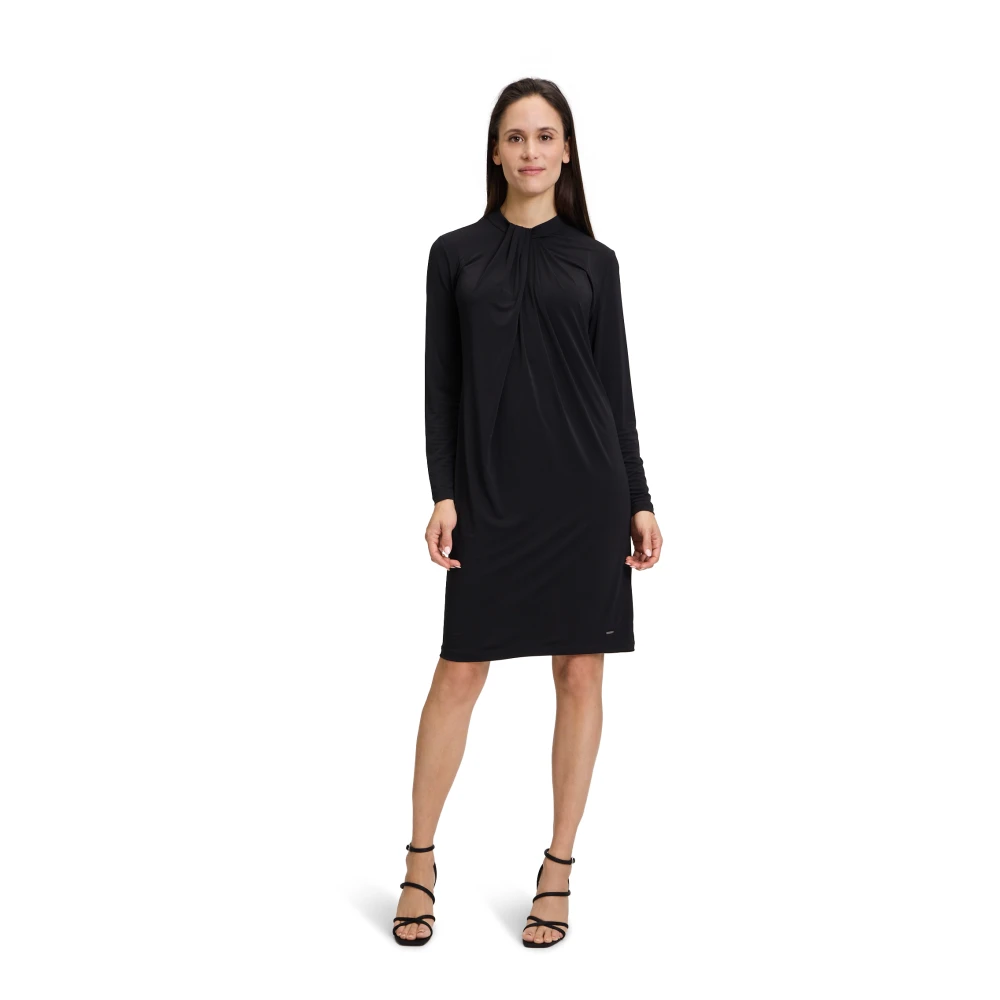 Betty & Co Jerseyjurk met lange mouwen Black Dames