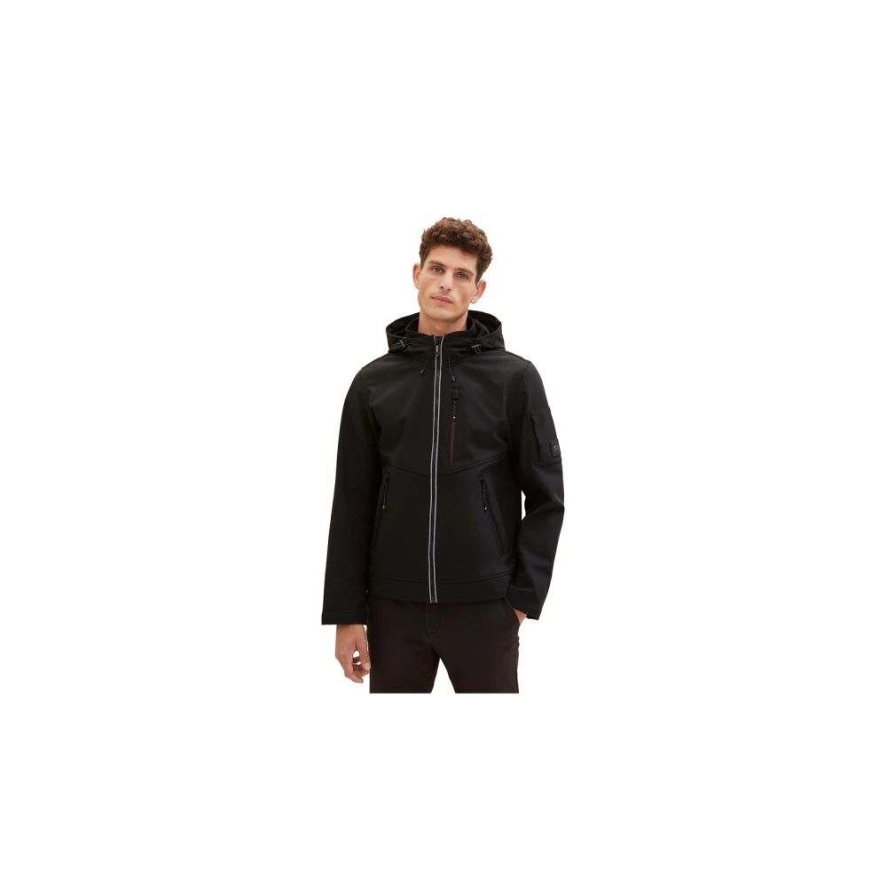 Tom Tailor Zwarte Jas Black Heren