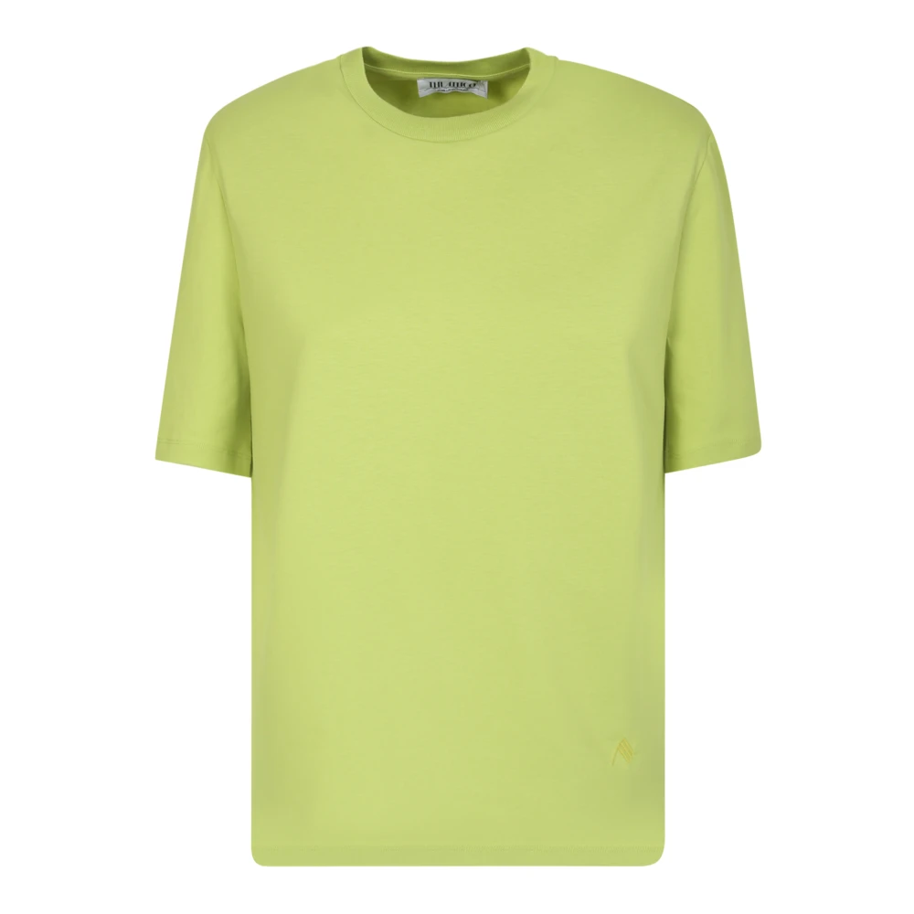 The Attico Ronde Hals T-shirt Green Dames
