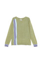 pull-vert-clair-a-col-en-v-avec-details-rayes
