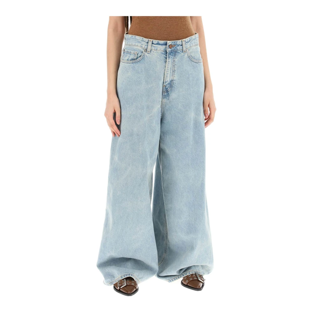 Haikure Wide Jeans Blue Dames