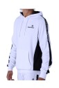 sweat-a-capuche-bande-logo-blanc