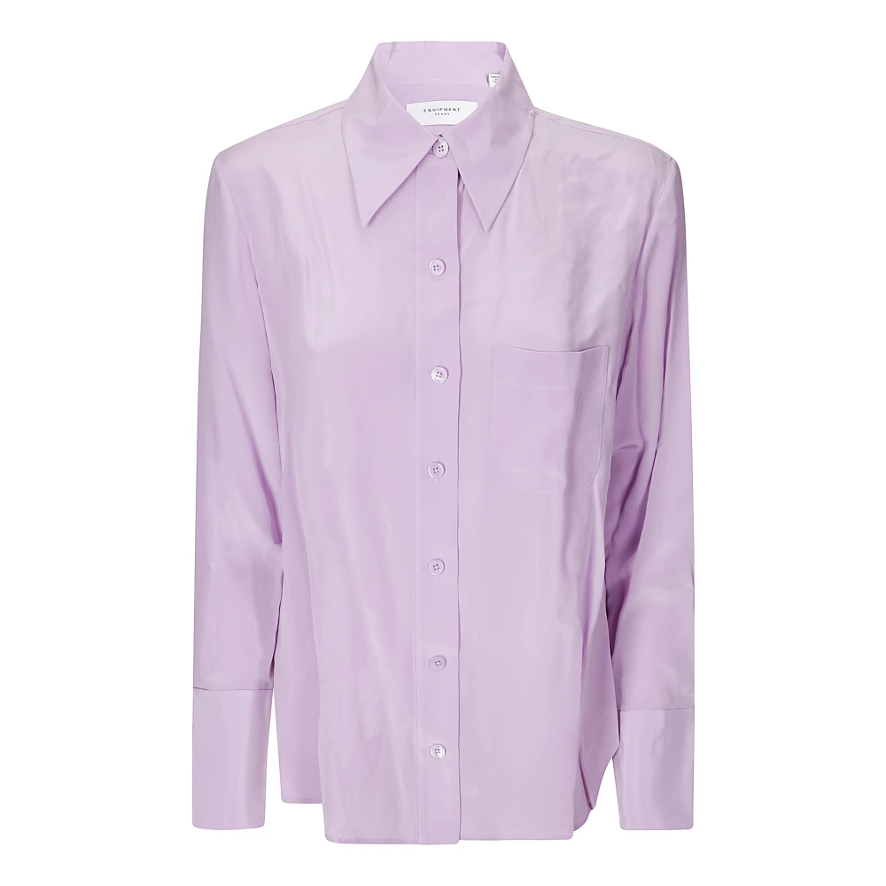 Equipment Quinne Shirt Stijlvol en Trendy Purple Dames