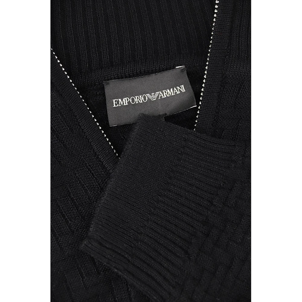 Emporio Armani Knitwear Black Heren