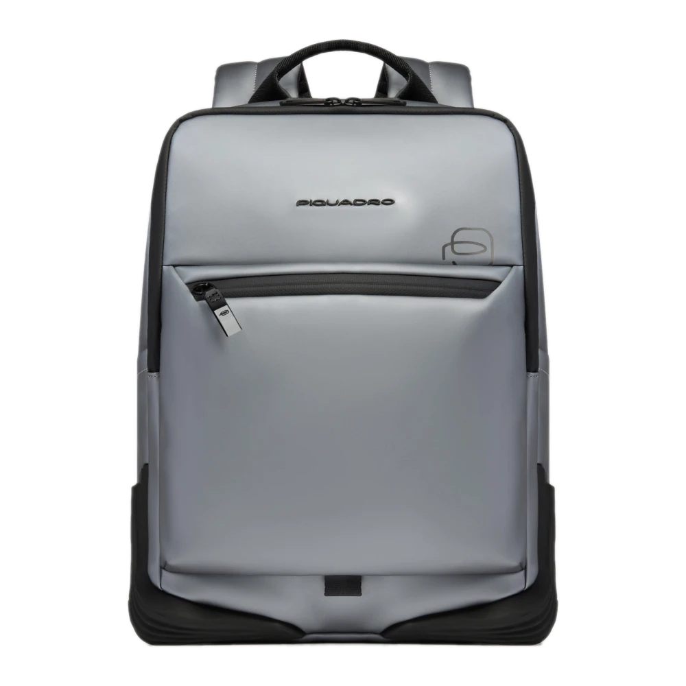 Piquadro Herren Grau Wasserabweisender Computer-Rucksack 14",Corner 2.0 14" Rucksack
