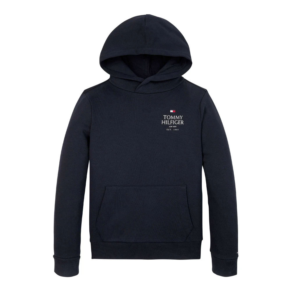 Tommy Hilfiger Barn Hoodie Sweatshirt Blue, Pojke