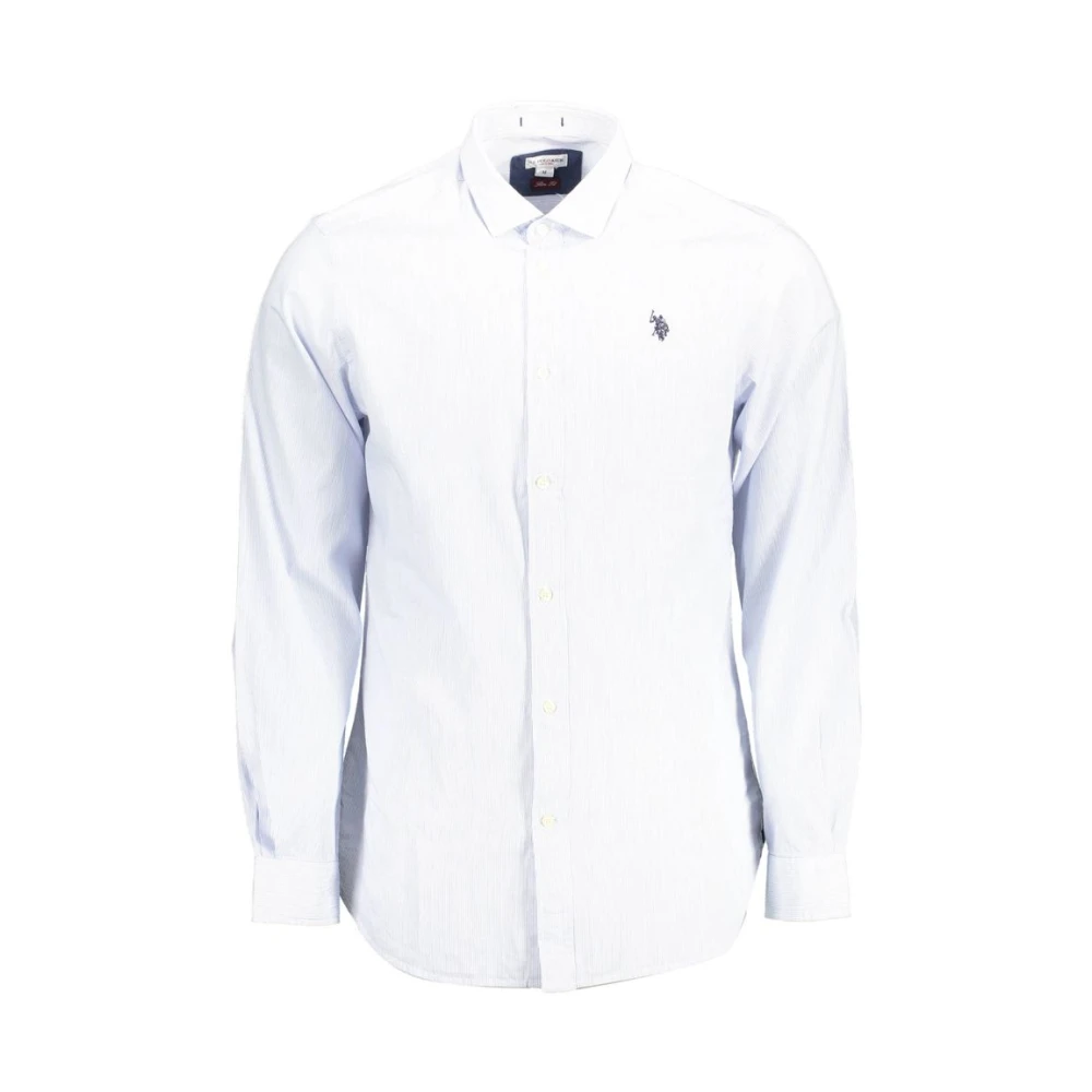 U.s. Polo Assn. Men's Blue Light Slim Fit Shirt - Formal Shirts - 2XL - Shirts