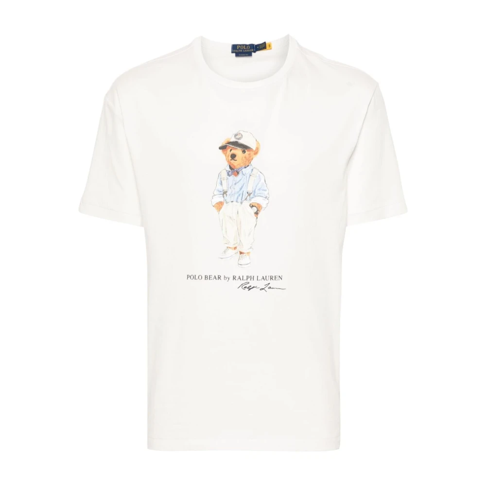 Ralph Lauren T-shirts en Polos Wit White Heren