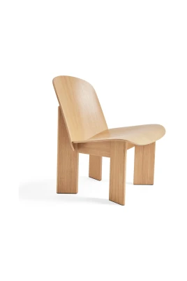 Massiv Ek Loungefåtölj
