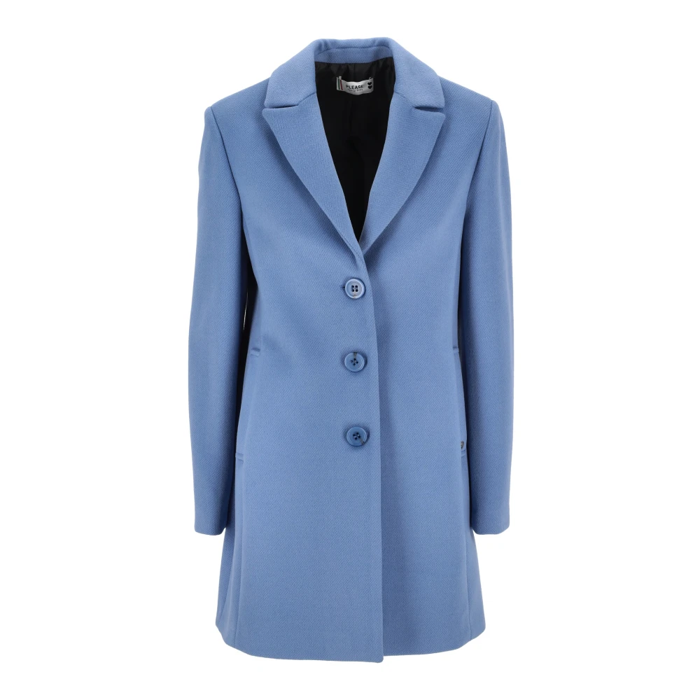Coats > Single-Breasted Coats - - Please - Modalova