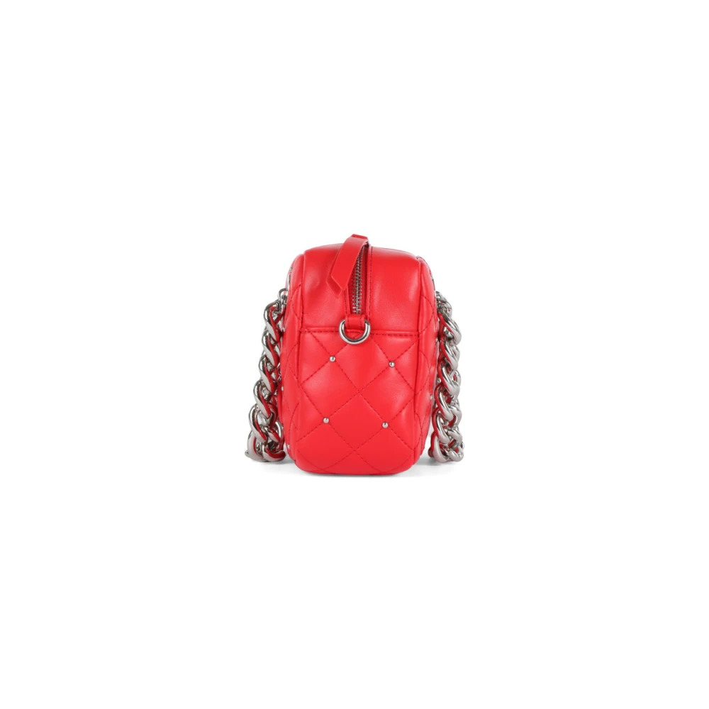 Versace Jeans Couture Gewatteerde handtas met mini studs Red Dames