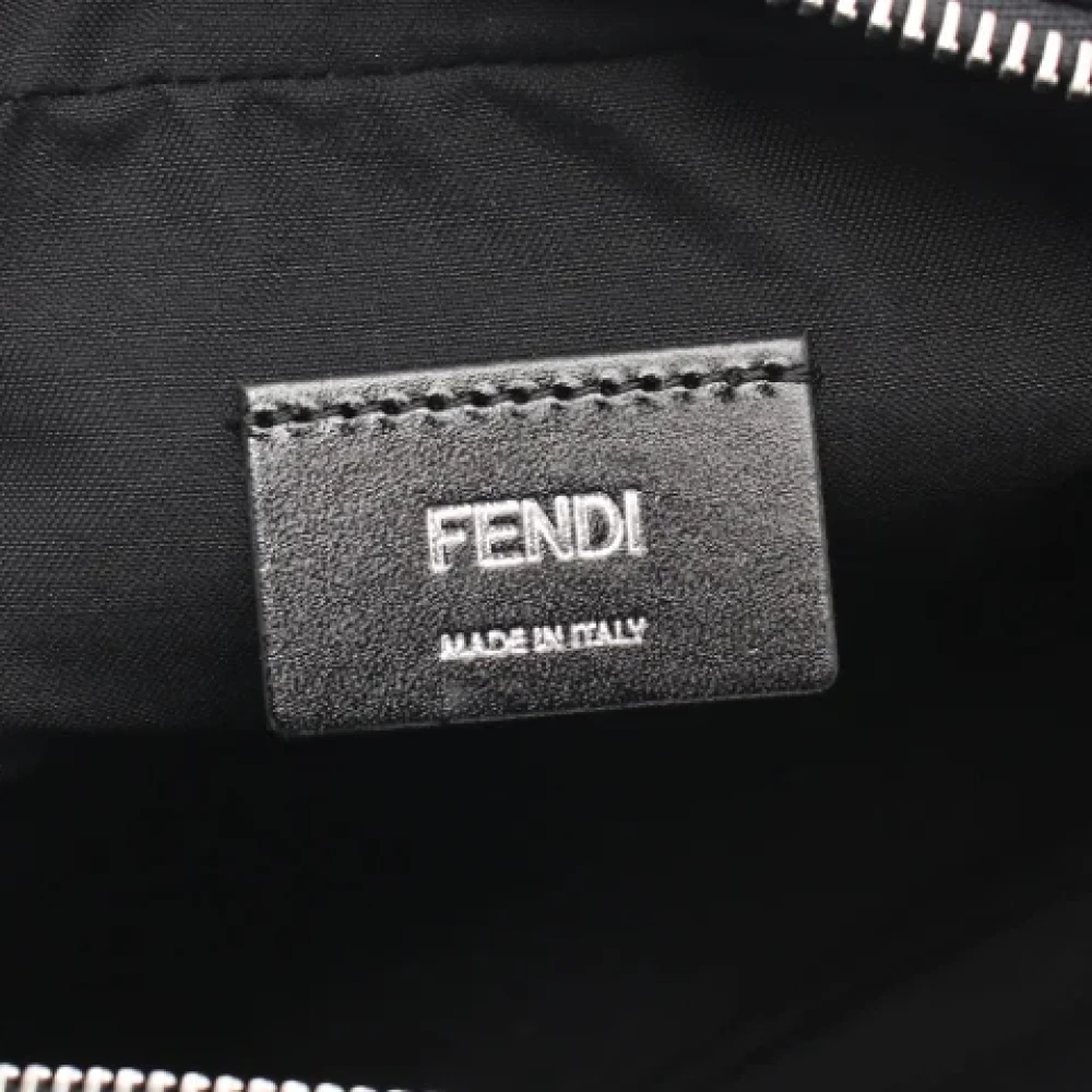 Fendi Vintage Pre-owned Leather shoulder-bags Black Dames