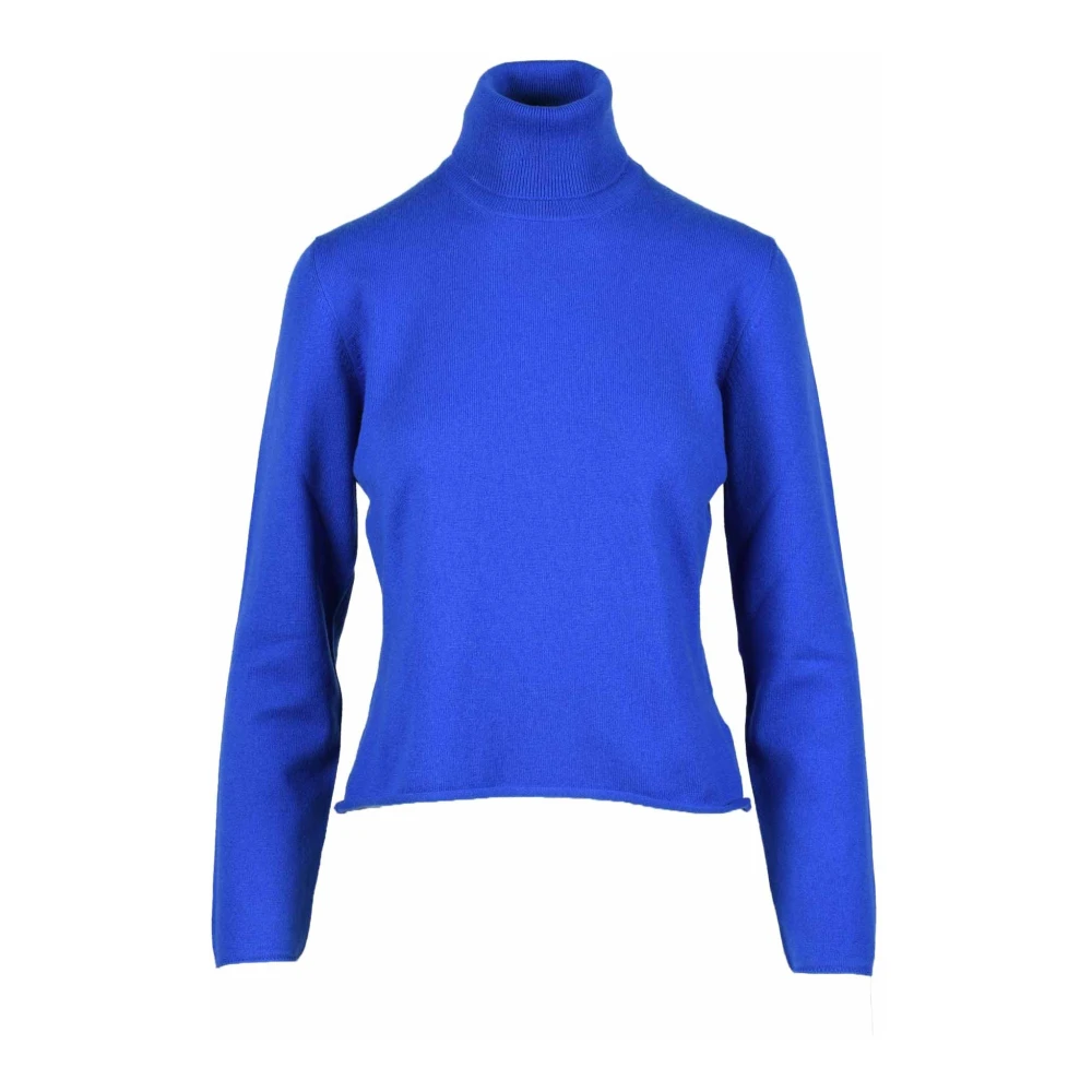 Gran Sasso Kasjmier Gebreide Trui Blue Dames