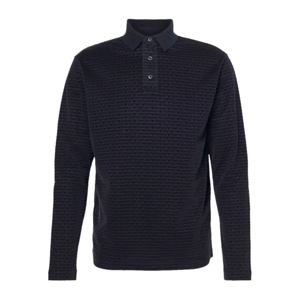 Emporio Armani Knitwear Blue Heren