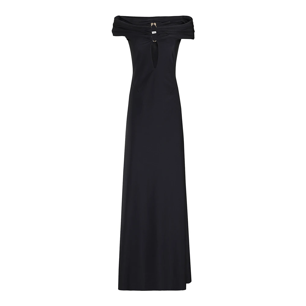Amen Lycra Jurk met Piercing Detail Black Dames