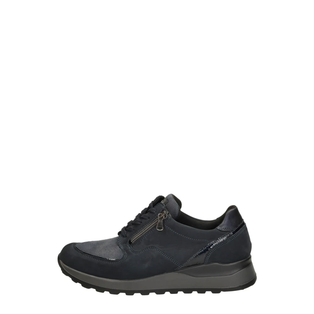 Waldläufer Hiroko Lage Veterschoen Dames Schoenen Blauw
