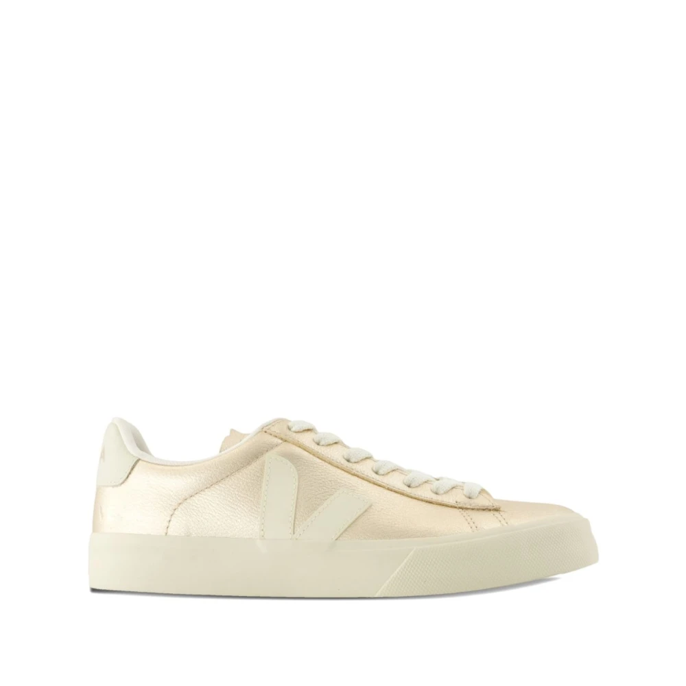Veja Women's White Sneakers, 4 Uk, Campo Leather