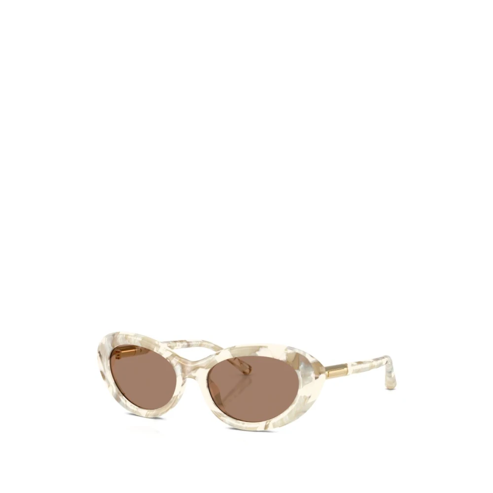 Dolce & Gabbana Women's White Oval Sunglasses