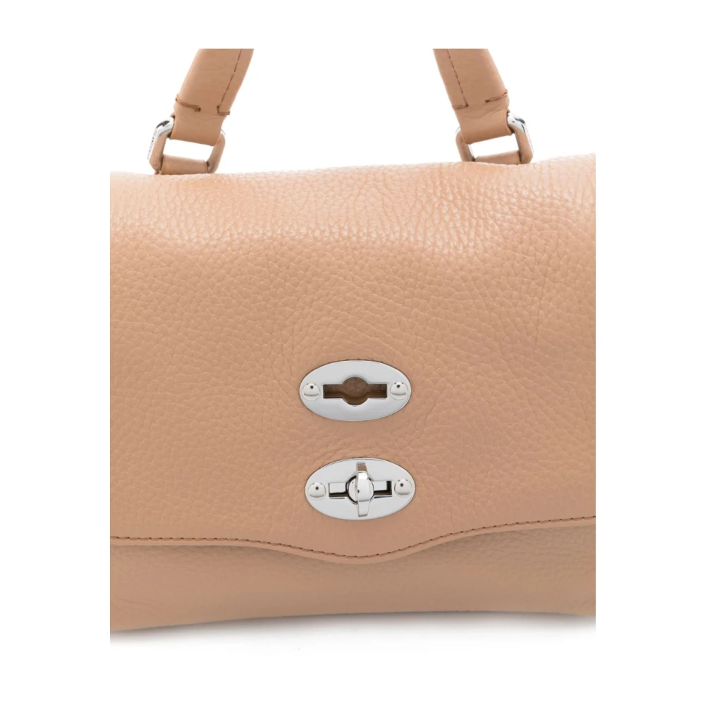 Zanellato Bruine Twist-Lock Schoudertas Brown Dames