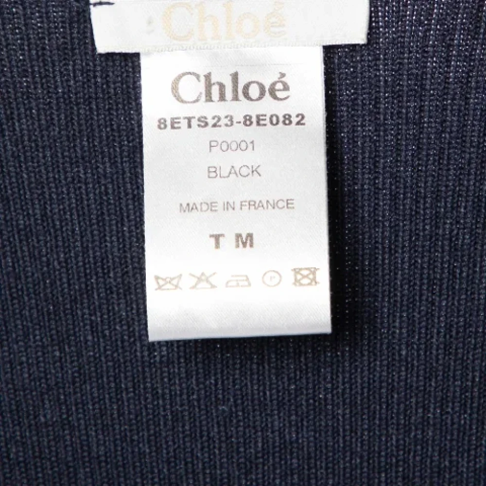 Chloé Pre-owned Cashmere dresses Blue Dames