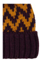 bonnet-unisexe-violet-avec-revers-pompon-et-motif-chevron
