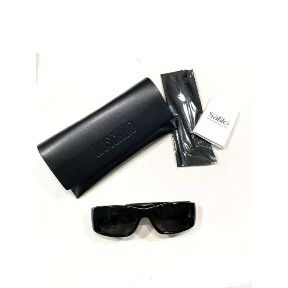 Moschino Pre-Owned Pre-owned Plastic sunglasses Black Dames