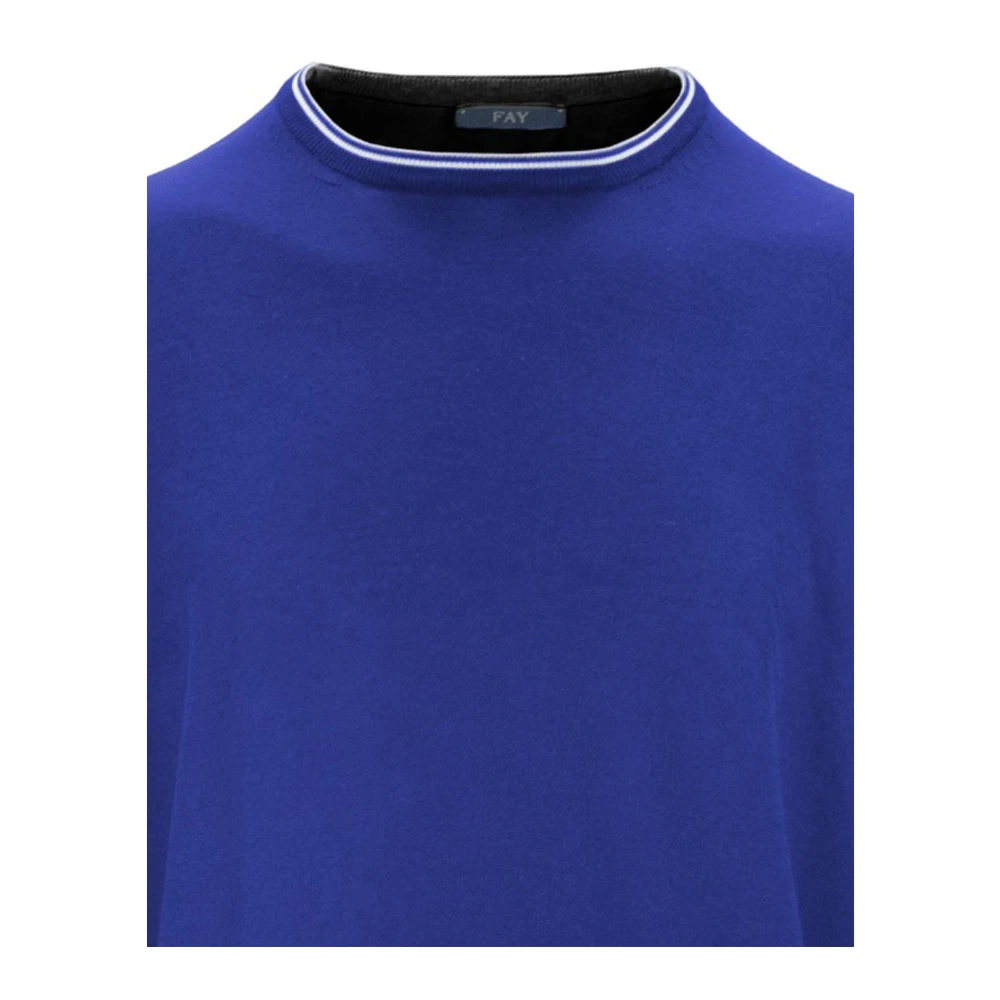 Fay Heren Pullover Trui Blue Heren