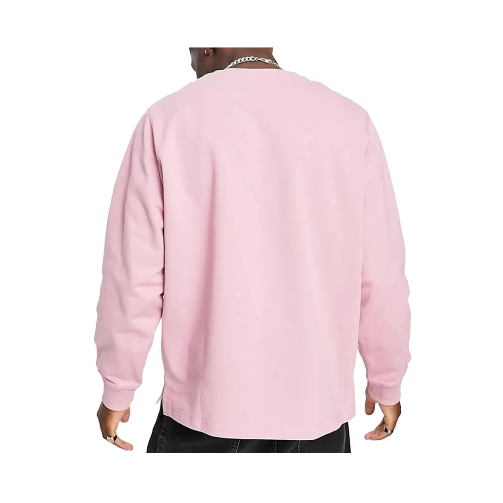 Lyle & Scott Casual Crewneck Sweatshirt voor Mannen Pink Heren