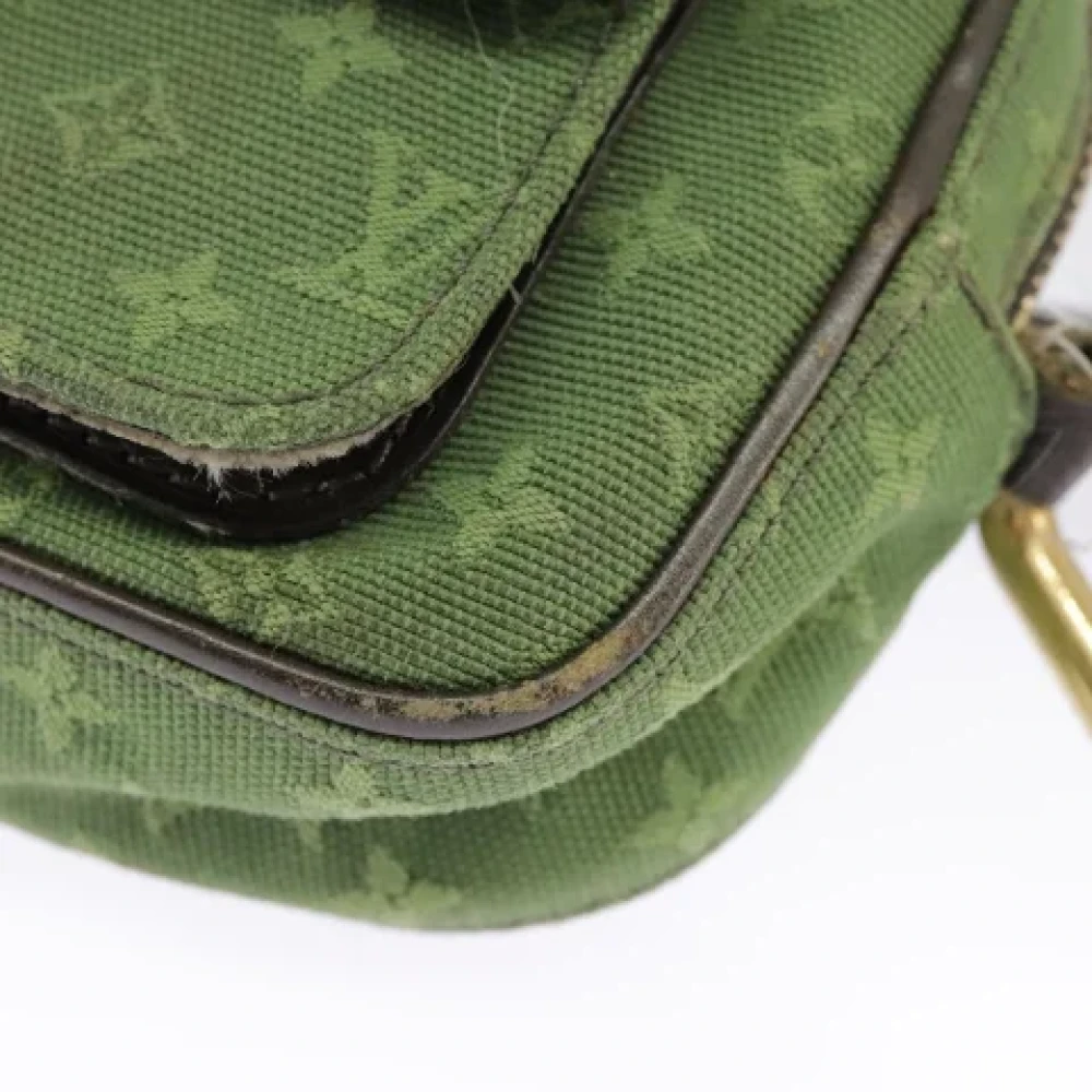 Louis Vuitton Vintage Pre-owned Canvas louis-vuitton-bags Green Dames