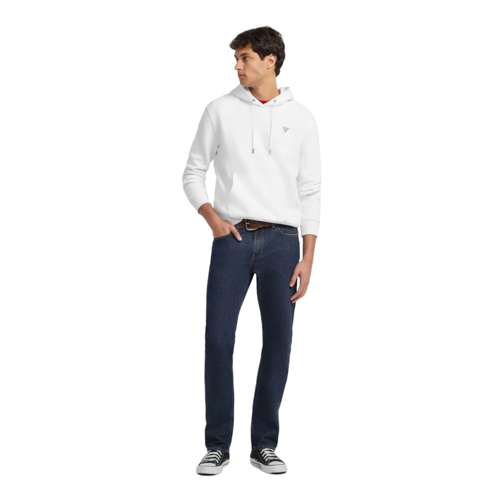 Guess Hoodie White Heren