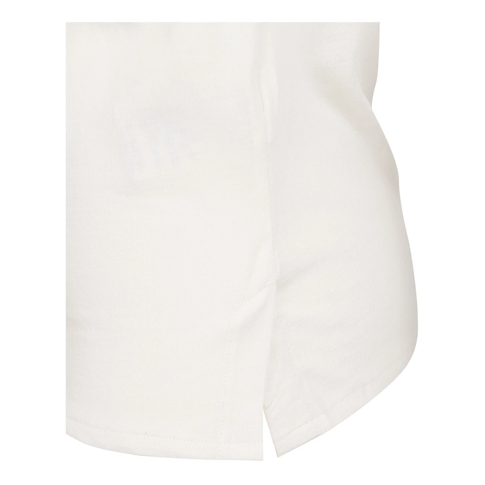 majestic filatures Beige Lyocell Katoen T-shirts en Polos Beige Dames