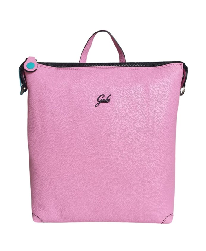 pink-leather-backpack-with-turquoise-zip