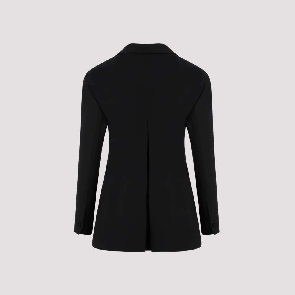 Givenchy Zwarte Wolle Knoopjas Aw23 Black Dames