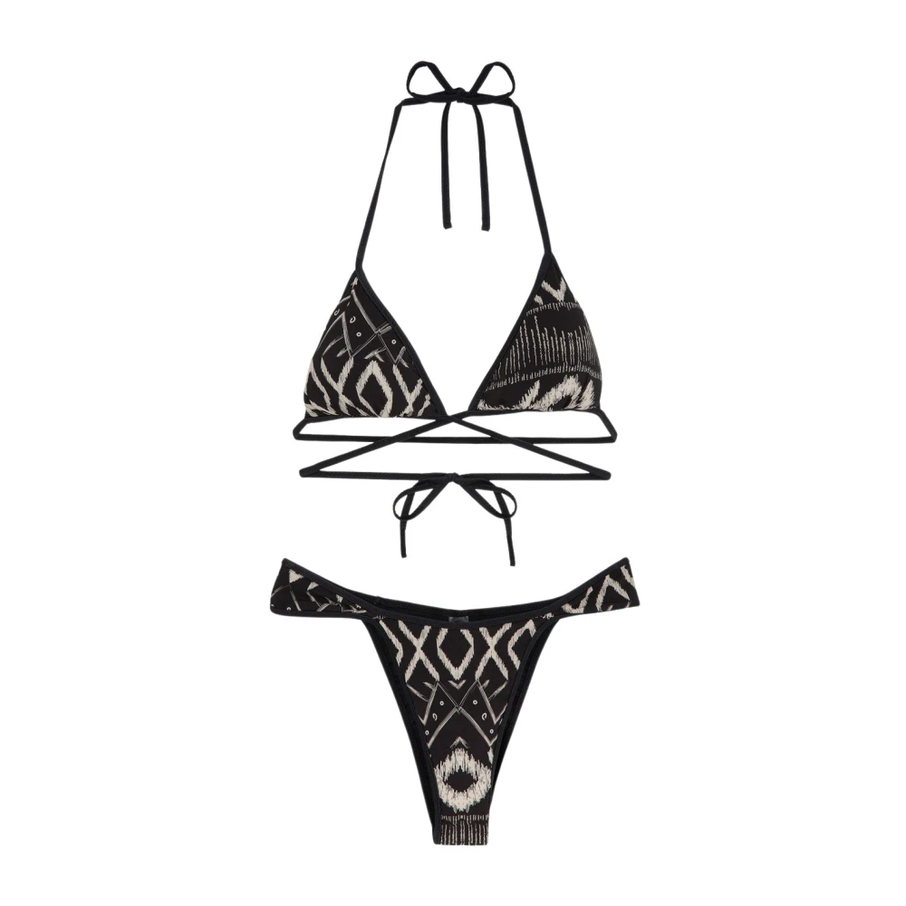 F**k Bikinitop MET Triangel EN Vaste Slip Ethos Multicolor Dames