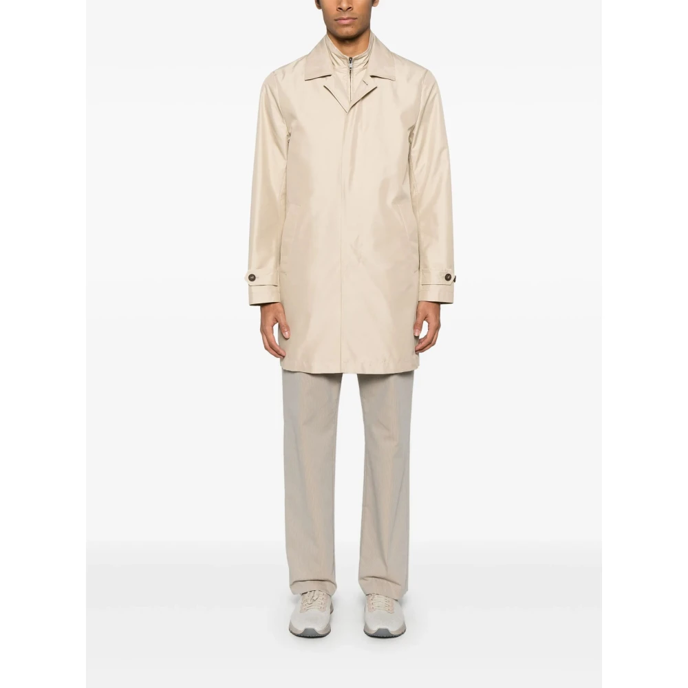 Fay Stijlvolle Winterjas Beige Heren
