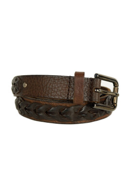 brown-calfskin-belt-with-metal-buckle