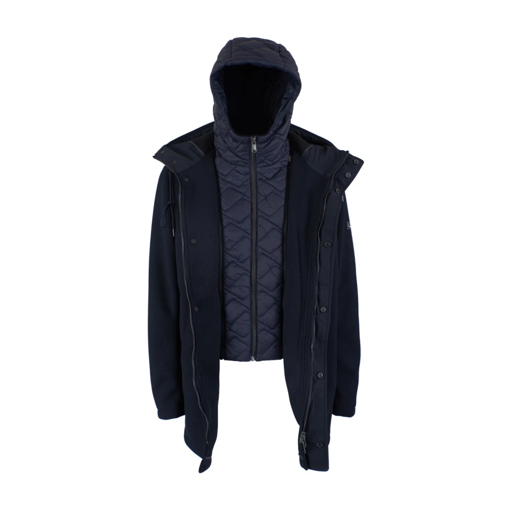 YES ZEE Blauwe Winterjas Blue Heren