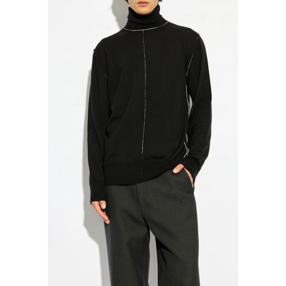 MM6 Maison Margiela Wollen coltrui Black Heren