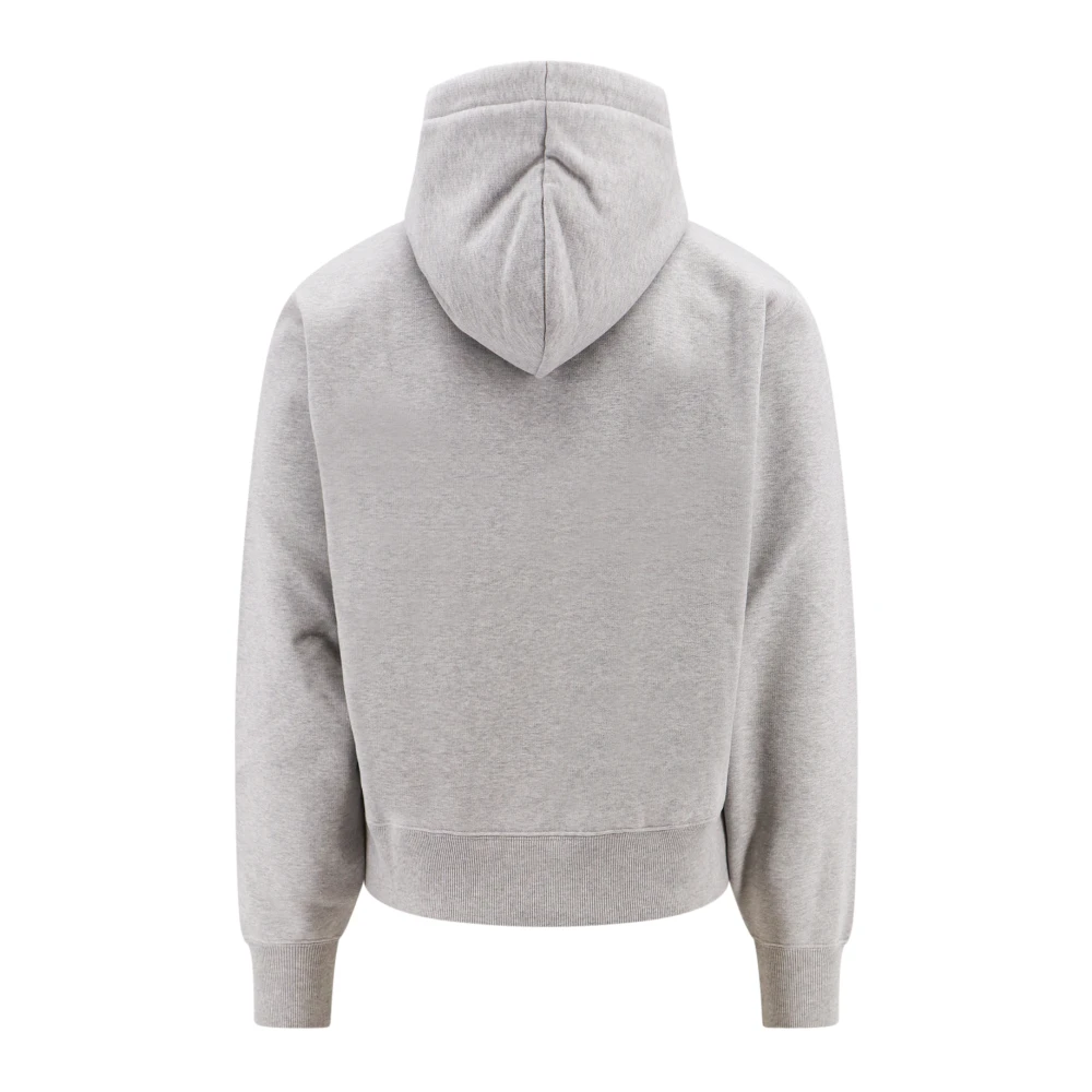 Saint Laurent Geborduurd Monogram Sweatshirt Gray Heren