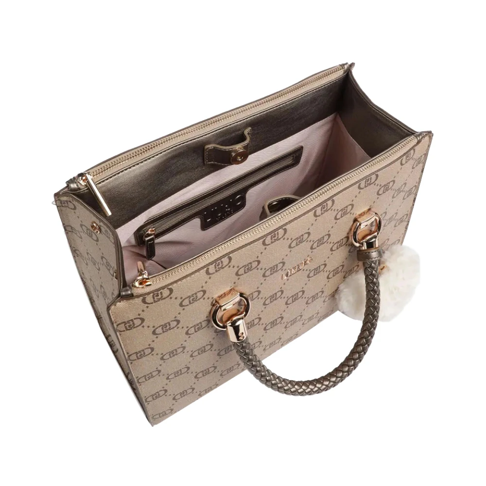 Liu Jo Elegante Dove Grey Handtas Beige Dames