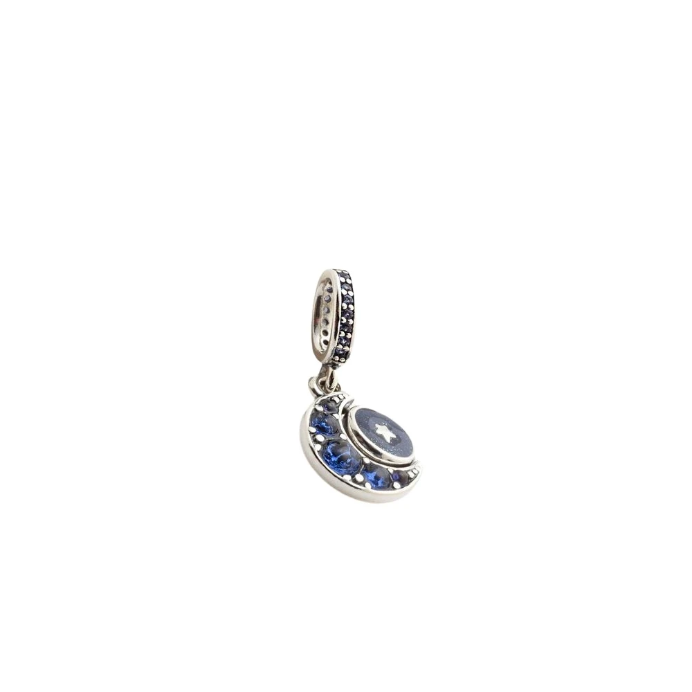 Pandora Sparkling Moon Spinning Dangle Charm - Image 2