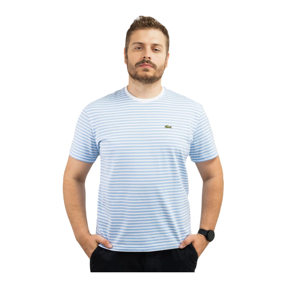 Lacoste Heren T-shirt in trendy stijl Blue Heren