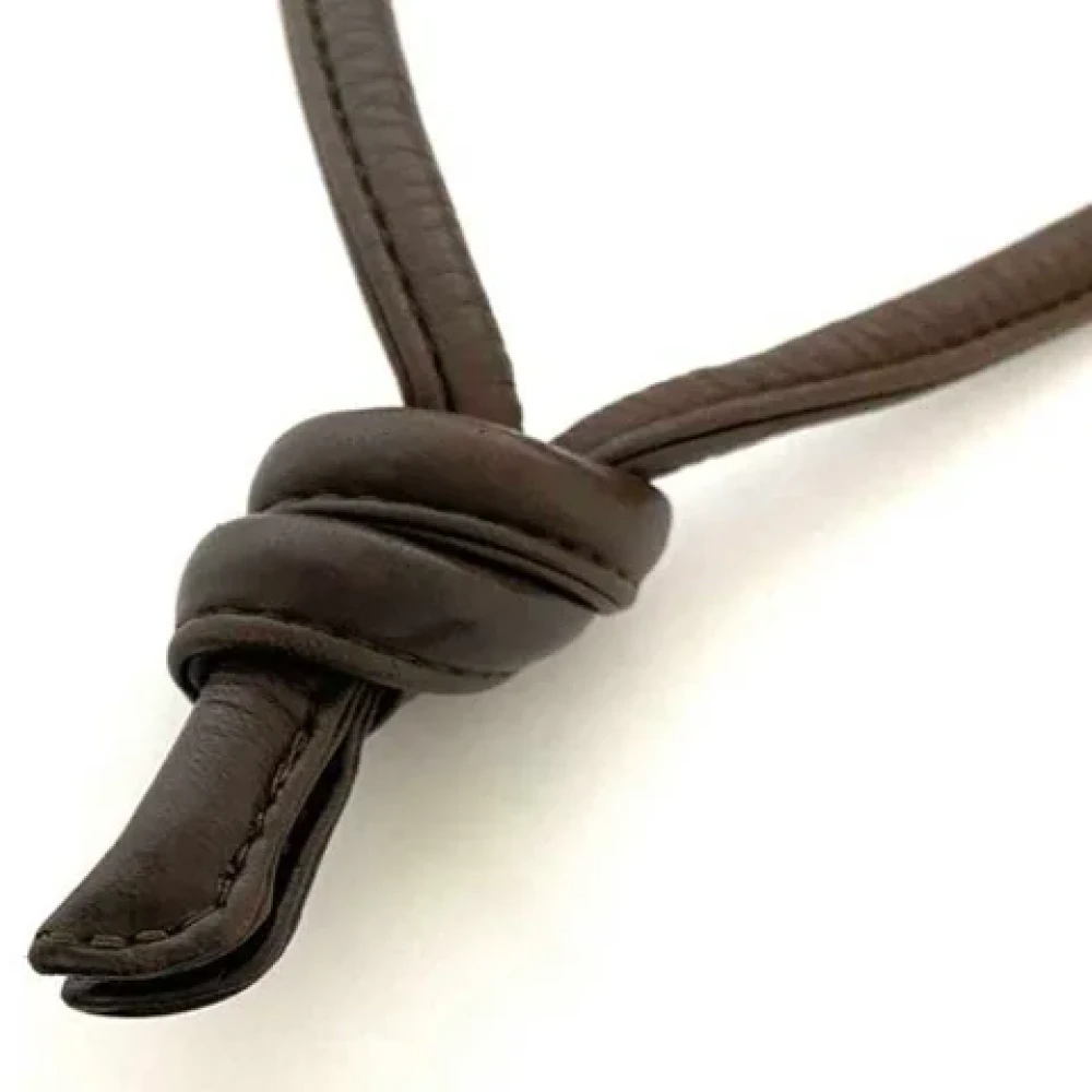 Loewe Pre-owned Fabric shoulder-bags Brown Dames