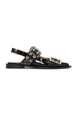 sort-croco-patent-ballerina-sko