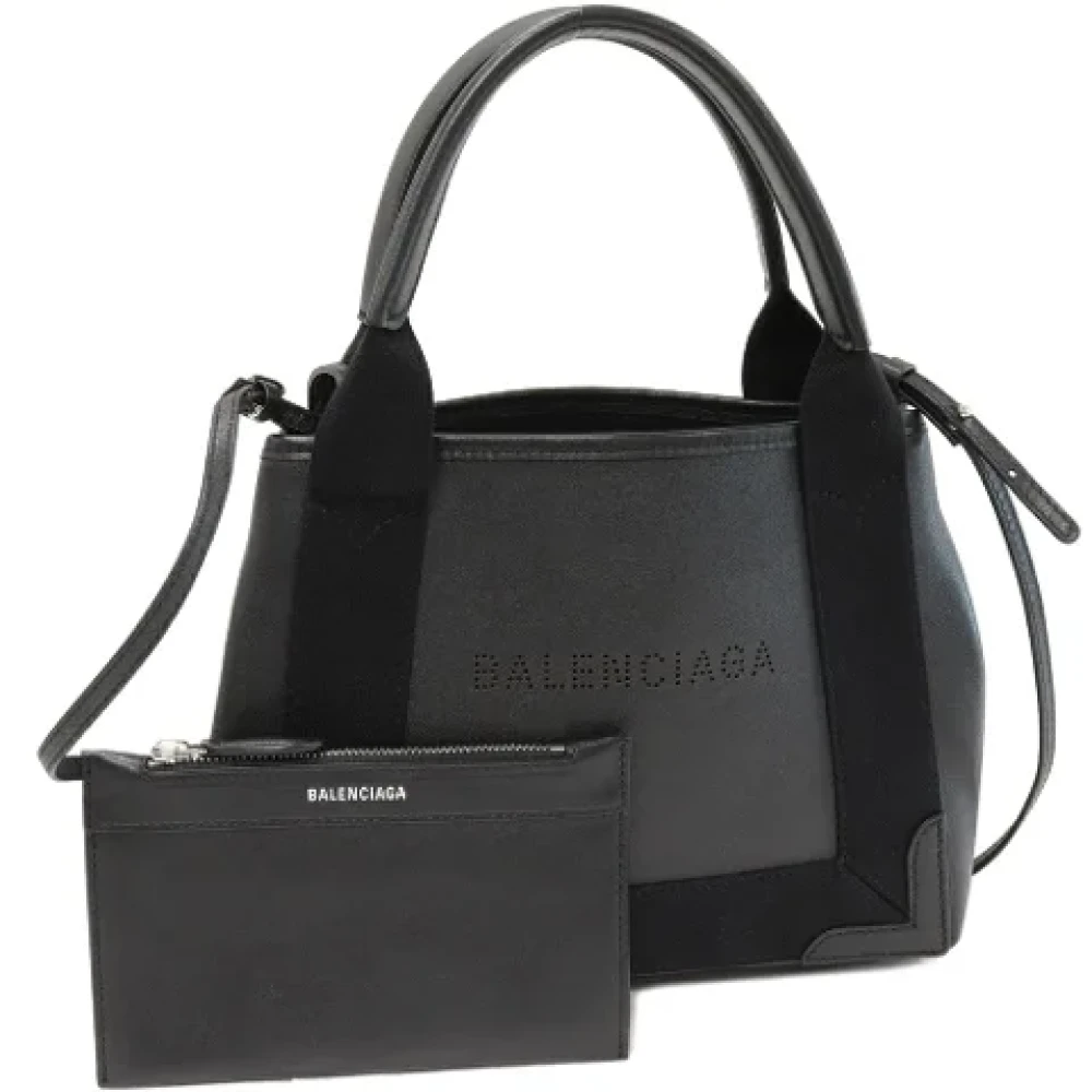 Balenciaga Vintage Pre-owned Leather handbags Black Dames
