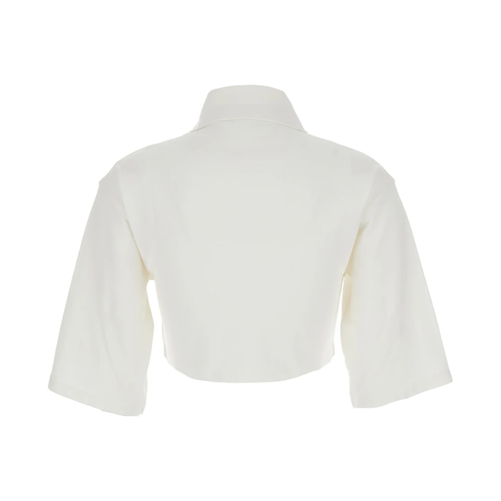 Palm Angels Polo Shirts White Dames