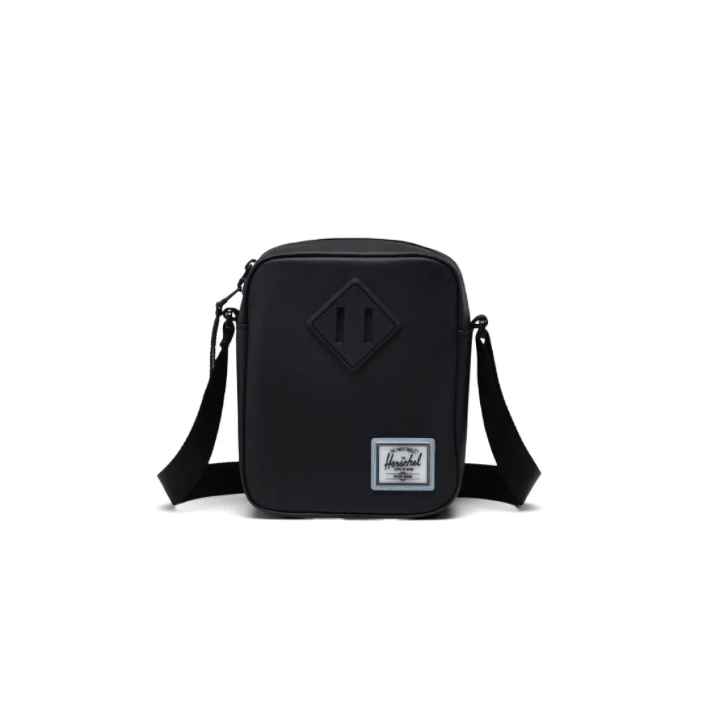 Herschel Zwarte Crossbody Tas met Verstelbare Band Black Unisex
