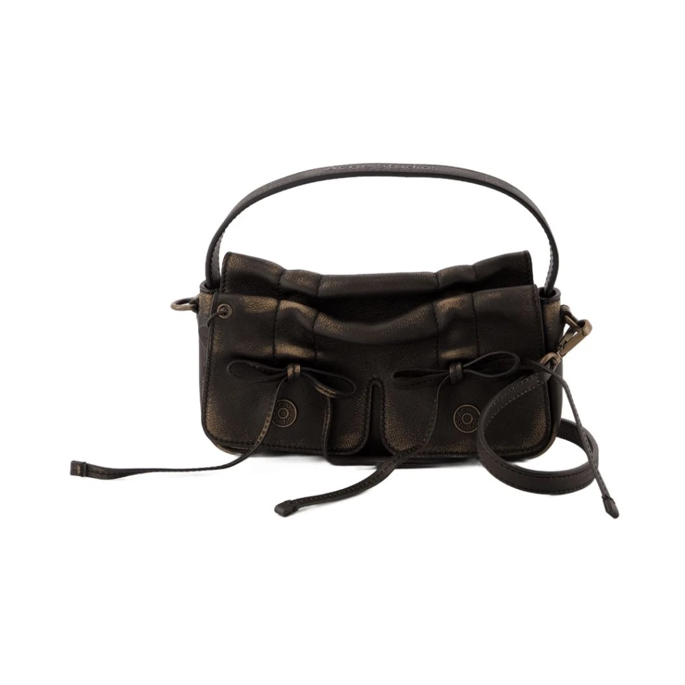 Acne Studios Women's Brown Vintage Crossbody Leather Bag - Handbags - One Size - Bags